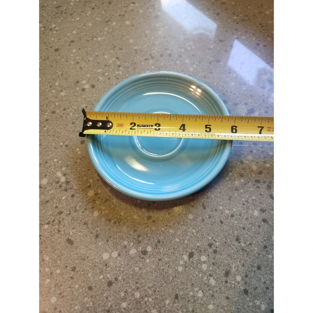 VTG Fiesta Ware Tea Saucer Blue